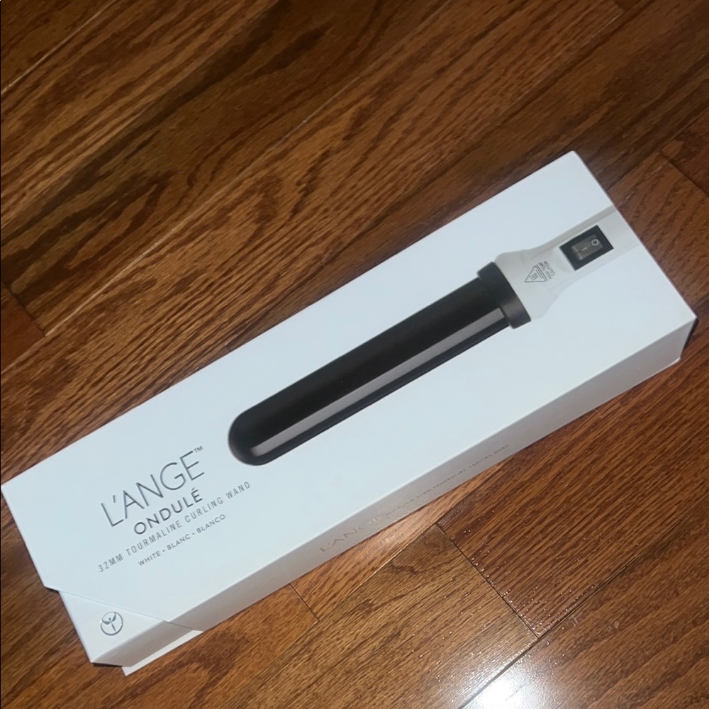 L'Ange Ondulé Curling Wand - Sleek Black and White